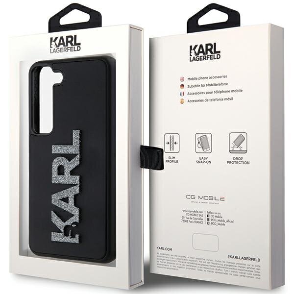 Karl Lagerfeld 3D Rubber Glitter Logo Hardcase hind ja info | Telefoni kaaned, ümbrised | kaup24.ee