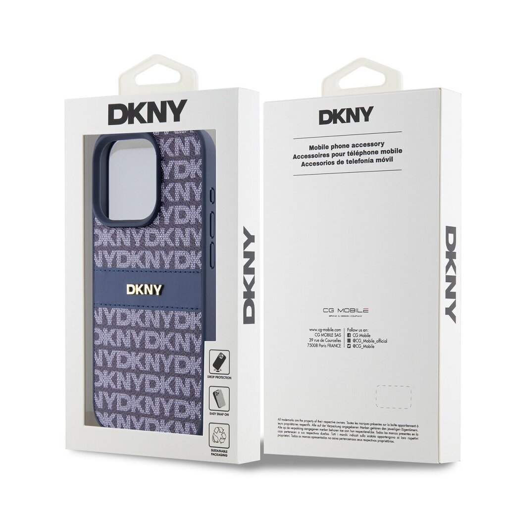 DKNY Leather Repeat Pattern Tonal Stripe Case hind ja info | Telefoni kaaned, ümbrised | kaup24.ee