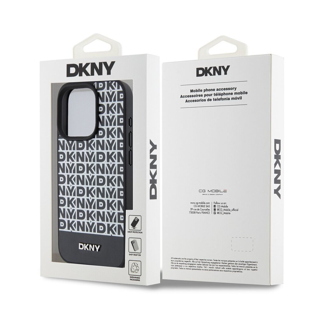 DKNY Leather Repeat Pattern Mag Case цена и информация | Telefoni kaaned, ümbrised | kaup24.ee