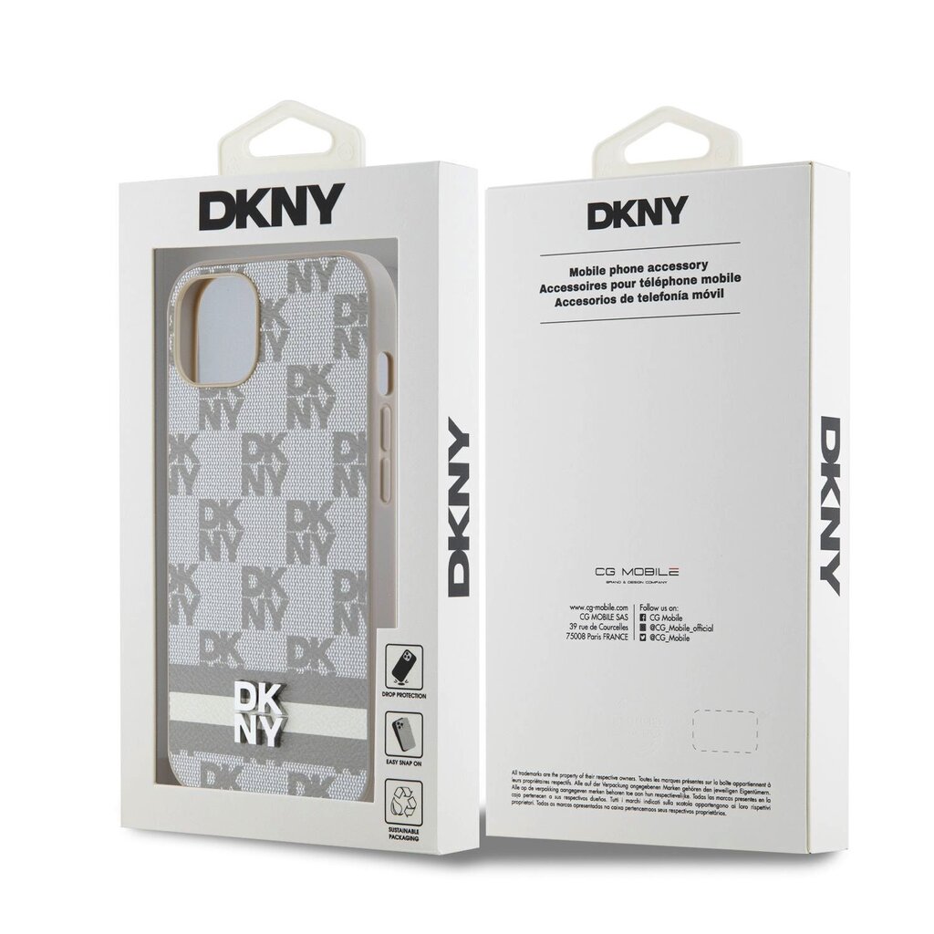 DKNY Leather Checkered Case цена и информация | Telefoni kaaned, ümbrised | kaup24.ee