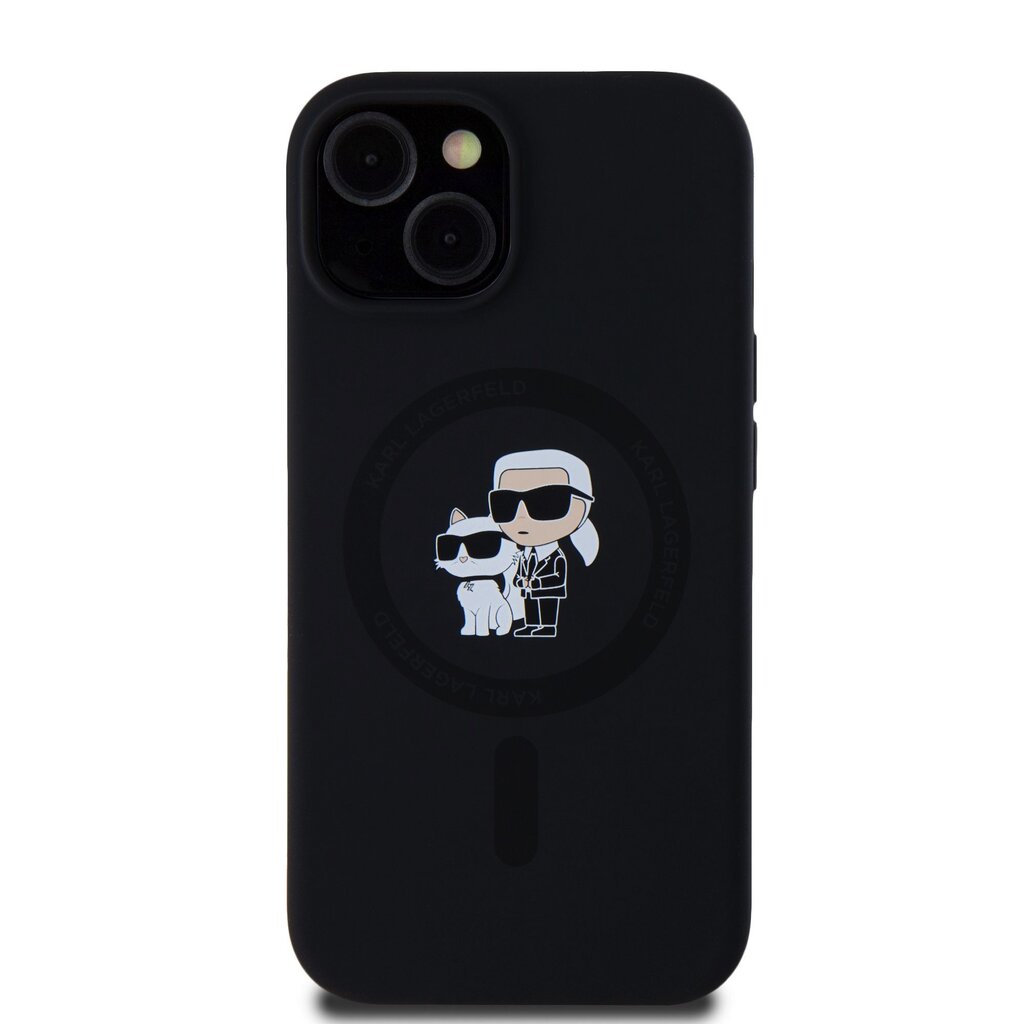 Karl Lagerfeld Liquid Silicone Karl and Choupette Mag Case цена и информация | Telefoni kaaned, ümbrised | kaup24.ee