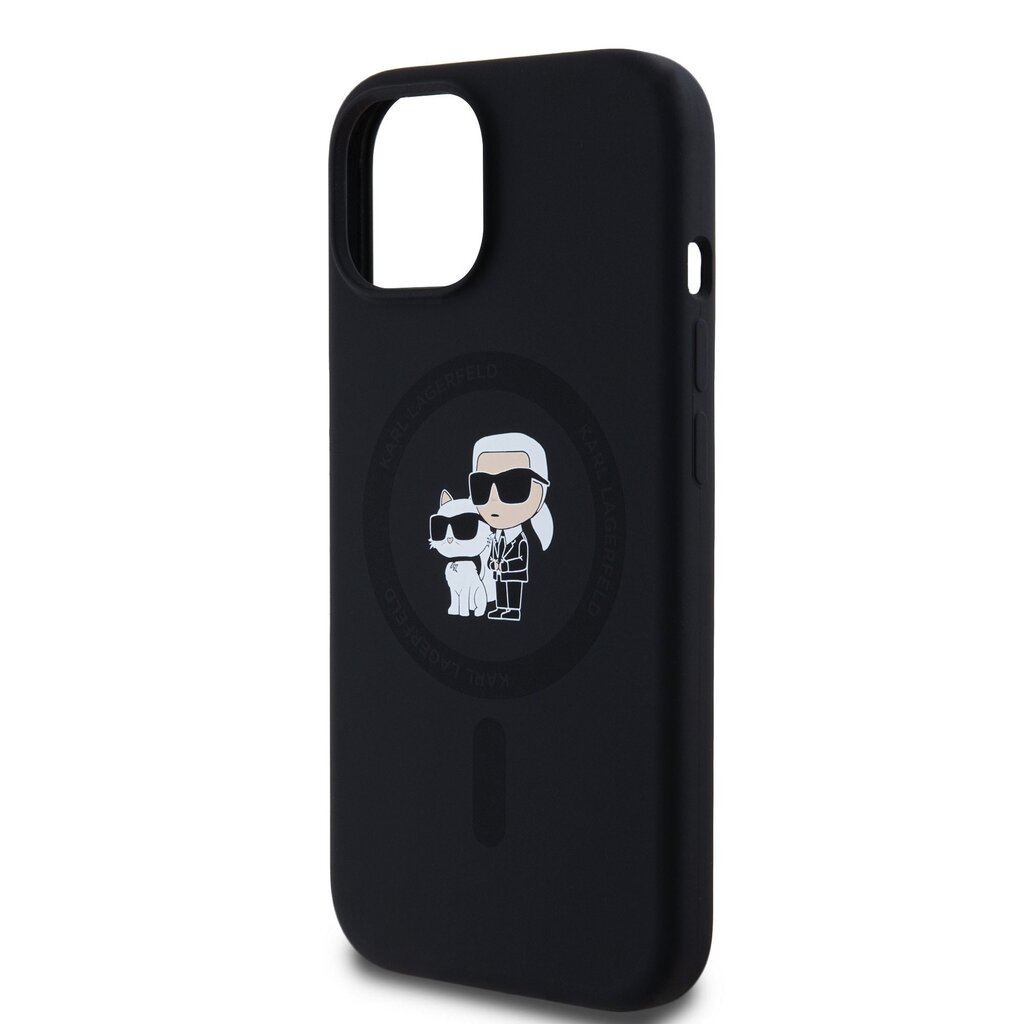 Karl Lagerfeld Liquid Silicone Karl and Choupette Mag Case цена и информация | Telefoni kaaned, ümbrised | kaup24.ee