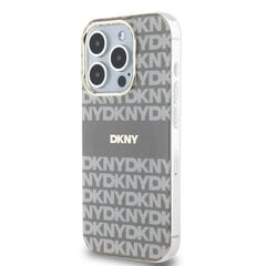 DKNY PC|TPU Repeat Pattern Tonal Stripe Magsafe Case for iPhone 13 Pro Max Beige цена и информация | Чехлы для телефонов | kaup24.ee