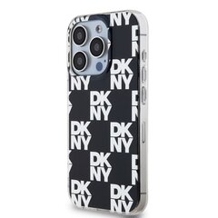 DKNY PC|TPU Checkered Pattern Case for iPhone 14 Pro Black цена и информация | Чехлы для телефонов | kaup24.ee