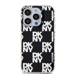 DKNY PC|TPU Checkered Pattern Case for iPhone 14 Pro Black цена и информация | Чехлы для телефонов | kaup24.ee