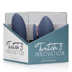 Вибратор Innovation Twitch 3, синий цена и информация | Вибраторы | kaup24.ee