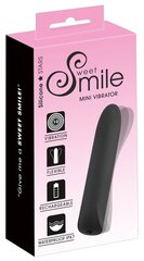 Vibraator Sweet Smile mini, must hind ja info | Vibraatorid | kaup24.ee
