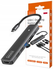 USB-концентратор Zenwire HC703 цена и информация | Адаптеры и USB-hub | kaup24.ee