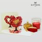 3D pühadekaart Happy Gifters, 15x15cm цена и информация | Ümbrikud, postkaardid | kaup24.ee