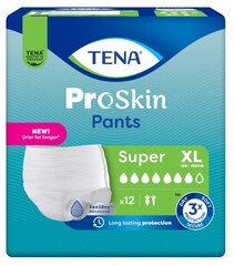 Mähkmed Tena Pants Super XL, 12 tk hind ja info | Mähkmed, hügieenisidemed, ühekordsed linad täiskasvanutele | kaup24.ee