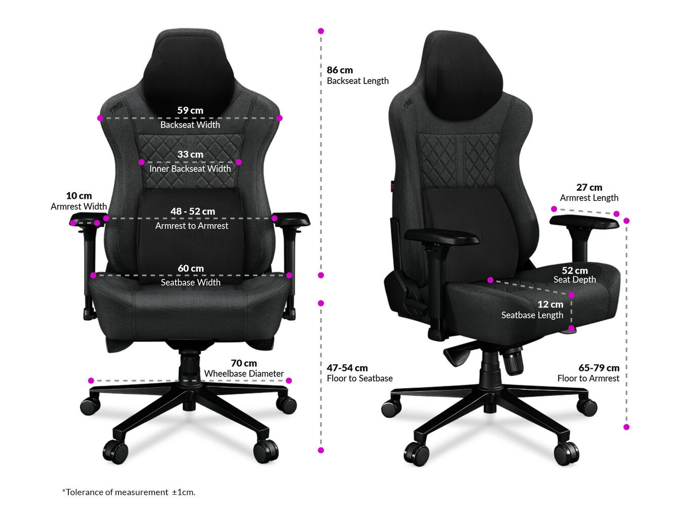 Mänguritool Yumisu 2052 Magnetic Gray Black riidest polster, hall / must цена и информация | Kontoritoolid | kaup24.ee