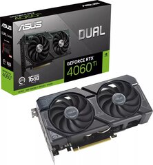 Asus Dual GeForce RTX 4060 Ti (DUAL-RTX4060TI-16G) цена и информация | Видеокарты | kaup24.ee