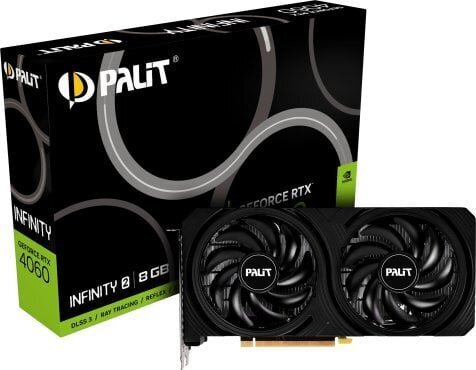 Palit GeForce RTX 4060 Infinity 2 (NE64060019P1-1070L) цена и информация | Videokaardid (GPU) | kaup24.ee