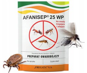 Порошок против насекомых Фрегата Афанисеп 25 г цена и информация | Средства от комаров и клещей | kaup24.ee