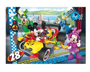 Puzzle Miki ja Roadster Racers Clementoni, 104d., 27984 hind ja info | Pusled | kaup24.ee