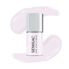 Hübriidküünelakk Semilac One Step, S252 Milky Pink, 5 ml hind ja info | Küünelakid, küünetugevdajad | kaup24.ee