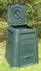 Komposter Ekobat, 600L, roheline hind ja info | Kompostrid, prügikonteinerid | kaup24.ee