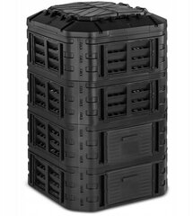 1 камера для компоста expondo 1120 л, черная цена и информация | Уличные контейнеры, контейнеры для компоста | kaup24.ee