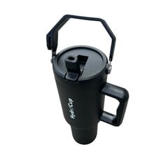 HydroCup kõrrega termokruus XL 1200ml, must hind ja info | Termosed, termostassid | kaup24.ee