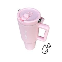 HydroCup kõrrega termokruus XL 1200ml, pastell hele roosa hind ja info | Termosed, termostassid | kaup24.ee