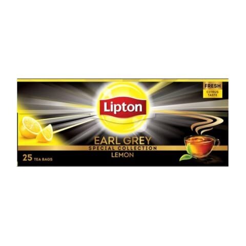 Must tee Lipton Eg Lemon, 25 tk цена и информация | Tee | kaup24.ee