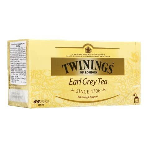 Must tee Twinings Earl Grey, 25 tk x 2 g hind ja info | Tee | kaup24.ee