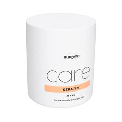 Keratiini juuksemask Subrina Care Keratin Mask, kahjustatud juustele, 500 ml hind ja info | Maskid, õlid, seerumid | kaup24.ee