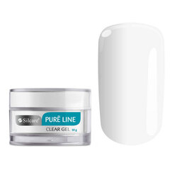 Küüsi kujundav geel Silcare Pure line Clear UV, 50 g hind ja info | Maniküüri ja pediküüri tarvikud | kaup24.ee