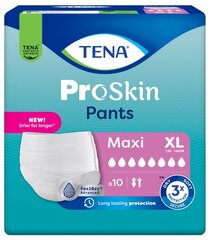 Mähkmed Tena Pants Maxi XL, 10 tk цена и информация | Подгузники, прокладки, одноразовые пеленки для взрослых | kaup24.ee