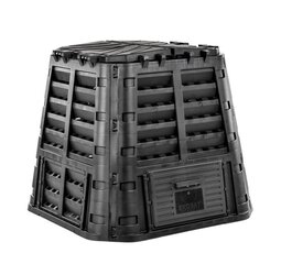 1 камера для компоста Экобат 480 л черный цена и информация | Уличные контейнеры, контейнеры для компоста | kaup24.ee