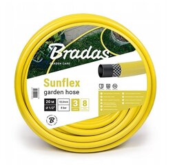 Садовый шланг Bradas Sunflex WMS3/420 3/4" 20 м 3 слоя желтый цена и информация | Оборудование для полива | kaup24.ee