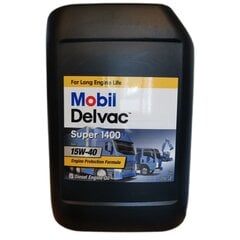 Mobil Delvac Super 1400 15W40 mootoriõli, 20L hind ja info | Mootoriõlid | kaup24.ee