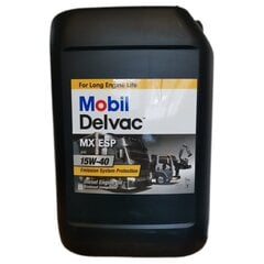 Mobil Delvac MX ESP 15W40 mootoriõli, 20L hind ja info | Mootoriõlid | kaup24.ee