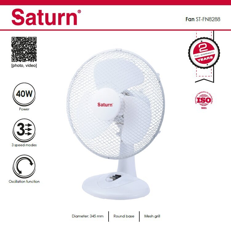 Lauaventilaator ST-FN8288 цена и информация | Ventilaatorid | kaup24.ee