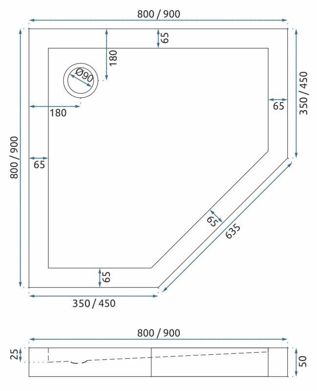 Dušikabiin Rea DIAMOND BLACK MAT 90x90 цена и информация | Dušikabiinid | kaup24.ee