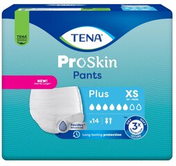 Mähkmed Tena Pants Plus XS, 14 tk hind ja info | Mähkmed, hügieenisidemed, ühekordsed linad täiskasvanutele | kaup24.ee