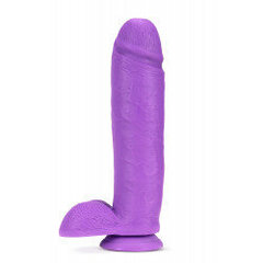 NEO 11 INCH DUAL DENSITY DILDO NEON PURPLE цена и информация | Фаллоимитаторы | kaup24.ee