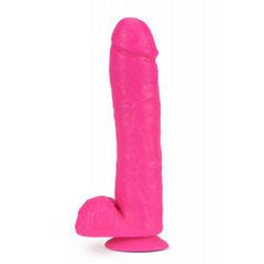 NEO 8 INCH DUAL DENSITY DILDO NEON PINK цена и информация | Фаллоимитаторы | kaup24.ee