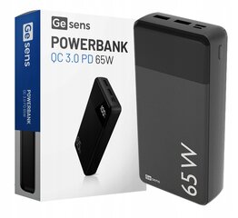 Powerbank 20000 мАч, 65 Вт, USB-C, БЫСТРАЯ ЗАРЯДКА PD, сверхбыстрая зарядка цена и информация | Зарядные устройства Power bank | kaup24.ee