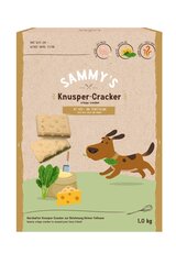 Bosch Petfood Sammy's Crispy Crackers koos juustu ja spinatiga, 1 kg hind ja info | Maiustused koertele | kaup24.ee