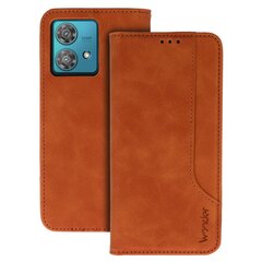 Wonder Prime Case for Motorola Edge 40 Neo brown цена и информация | Чехлы для телефонов | kaup24.ee