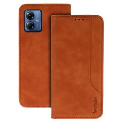 Wonder Prime Case for Motorola Moto G14 brown цена и информация | Чехлы для телефонов | kaup24.ee