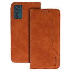 Wonder Prime Case for Motorola Moto G42 brown цена и информация | Чехлы для телефонов | kaup24.ee