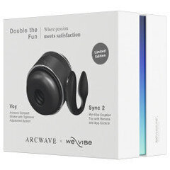 Masturbaator We-Vibe Arcwave Double the Fun Set, must hind ja info | Sekslelud, masturbaatorid | kaup24.ee