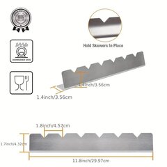 Rroostevabast terasest vardahoidjad, 2 tk hind ja info | Grillitarvikud ja grillnõud | kaup24.ee