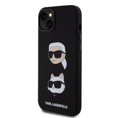 Karl Lagerfeld Liquid Silicone Karl and Choupette Heads Case hind ja info | Telefoni kaaned, ümbrised | kaup24.ee