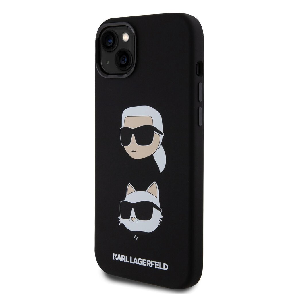 Karl Lagerfeld Liquid Silicone Karl and Choupette Heads Case цена и информация | Telefoni kaaned, ümbrised | kaup24.ee