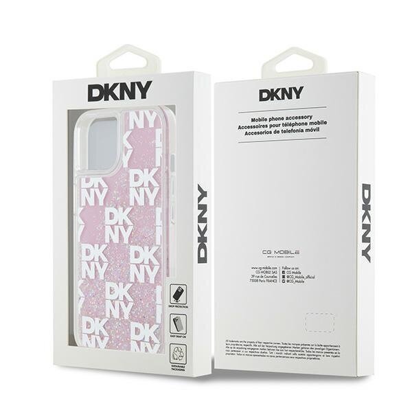 DKNY Liquid Glitter Multilogo Hardcase цена и информация | Telefoni kaaned, ümbrised | kaup24.ee