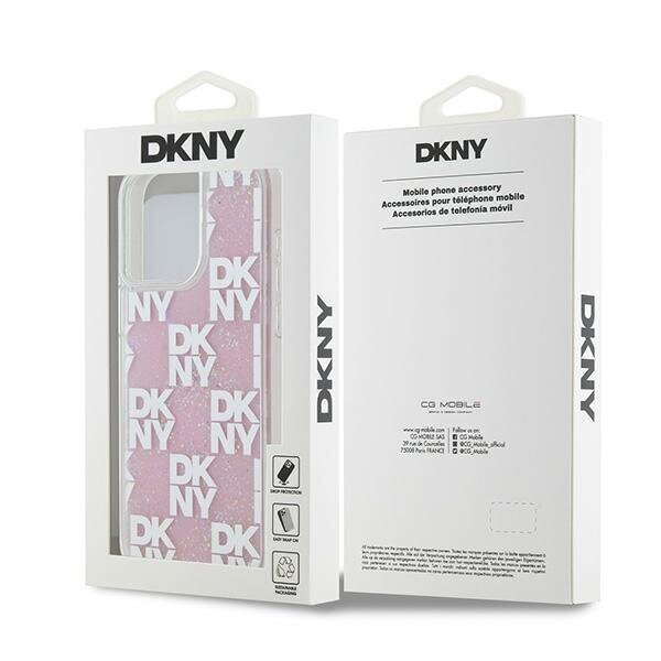 DKNY Liquid Glitter Multilogo Hardcase цена и информация | Telefoni kaaned, ümbrised | kaup24.ee