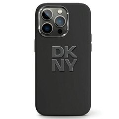 DKNY DKHCP15LSMCBSK iPhone 15 Pro 6.1" czarny|black hardcase Liquid Silicone Metal Logo цена и информация | Чехлы для телефонов | kaup24.ee